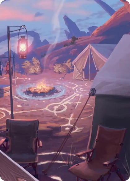 Chocobo Camp Scene Art Card, Art Series: FINAL FANTASY 21