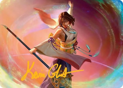 Yuna, Grand Summoner Art Card (Gold-Stamped Signature), Art Series: FINAL FANTASY 22