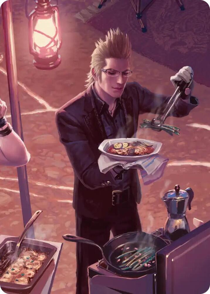 Campsite Cuisine Scene Art Card, Art Series: FINAL FANTASY 23
