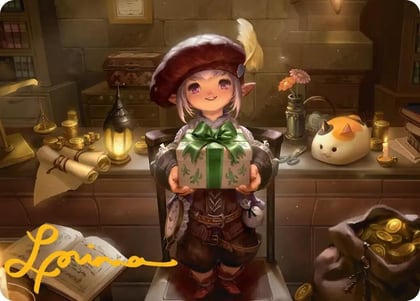 Tataru Taru Art Card (Gold-Stamped Signature), Art Series: FINAL FANTASY 25