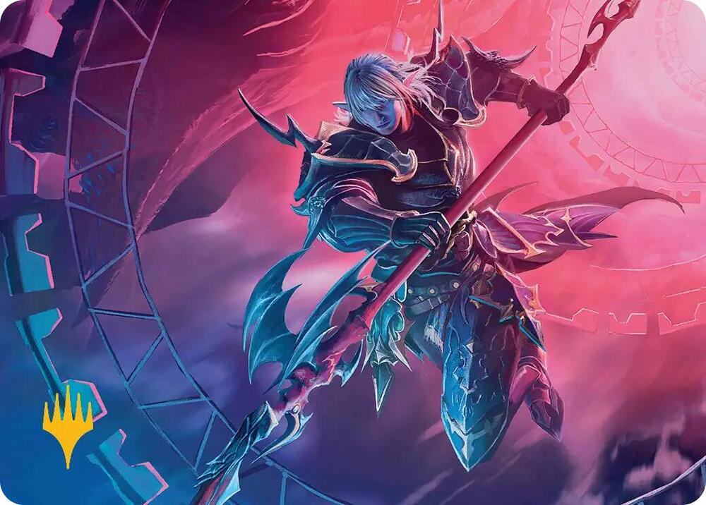 Estinien Varlineau Art Card (Gold-Stamped Planeswalker Symbol), Art Series: FINAL FANTASY 28