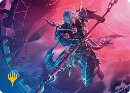 Estinien Varlineau Art Card (Gold-Stamped Planeswalker Symbol), Art Series: FINAL FANTASY 28