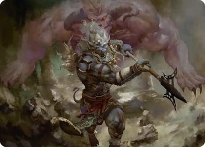 Kimahri, Valiant Guardian Art Card, Art Series: FINAL FANTASY 29