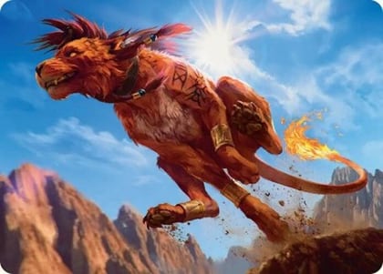 Red XIII, Proud Warrior Art Card, Art Series: FINAL FANTASY 30
