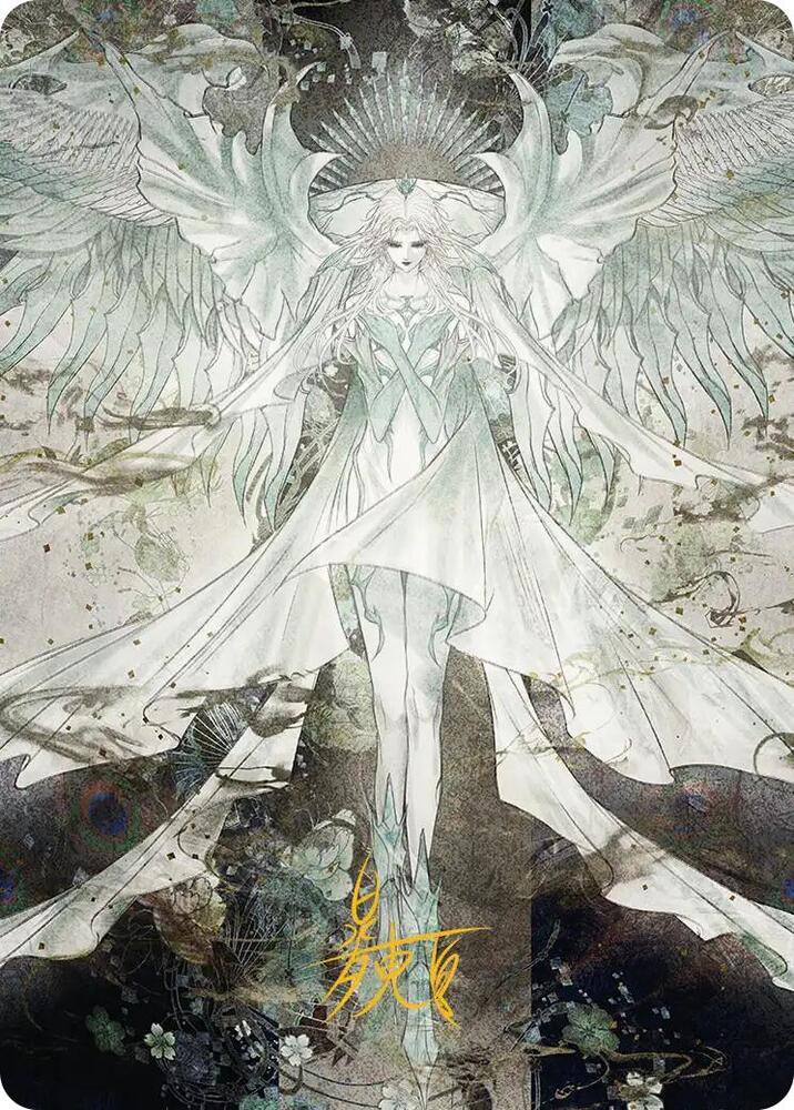 Hydaelyn, the Mothercrystal Art Card (Gold-Stamped Signature), Art Series: FINAL FANTASY 34