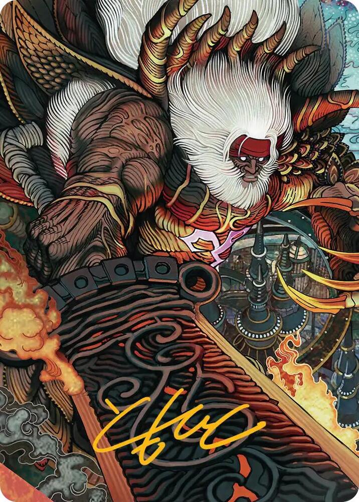 Braska's Final Aeon Art Card (Gold-Stamped Signature), Art Series: FINAL FANTASY 39