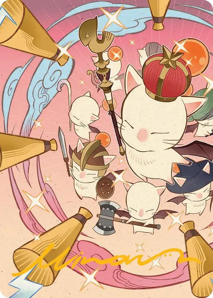 Summon: Good King Mog XII Art Card (Gold-Stamped Signature), Art Series: FINAL FANTASY 41