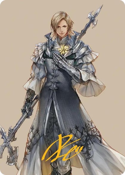 Dion, Bahamut's Dominant Art Card (Gold-Stamped Signature), Art Series: FINAL FANTASY 42