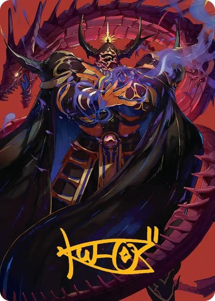Golbez, Crystal Collector Art Card (Gold-Stamped Signature), Art Series: FINAL FANTASY 45