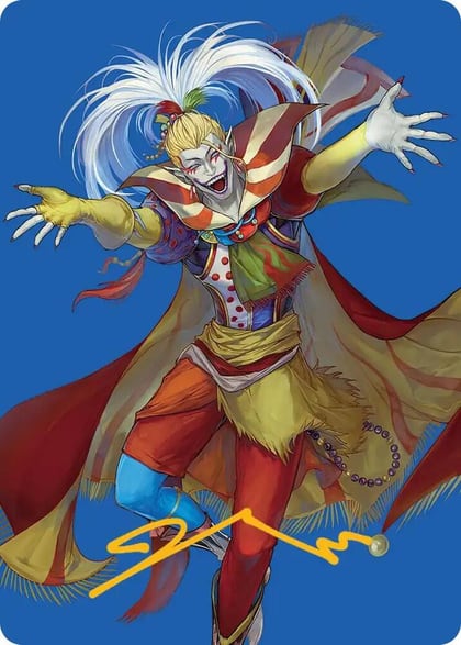 Kefka, Court Mage Art Card (Gold-Stamped Signature), Art Series: FINAL FANTASY 46