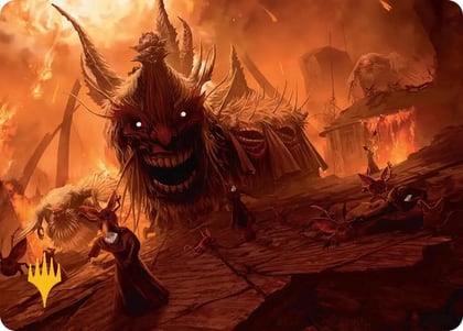 The Final Days Art Card (Gold-Stamped Planeswalker Symbol), Art Series: FINAL FANTASY 6