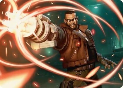Barret Wallace Art Card, Art Series: FINAL FANTASY 8