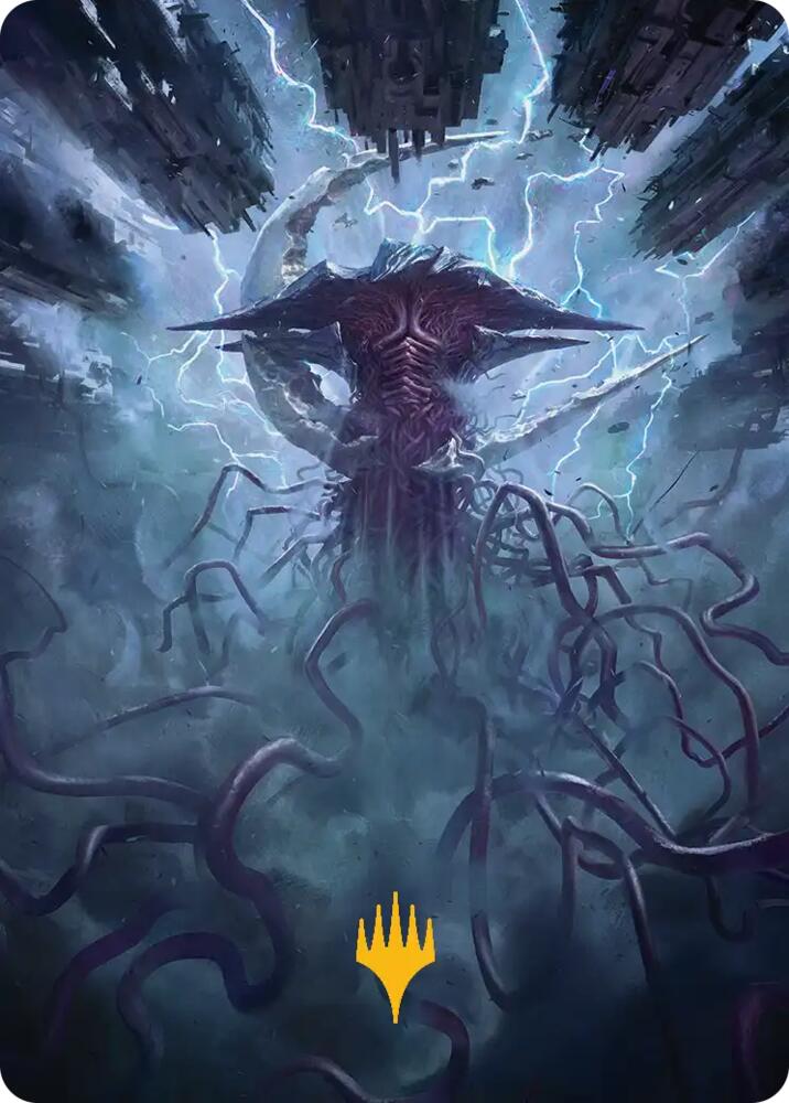Emrakul, the Exigent Doom Art Card (Gold-Stamped), Art Series: Reality Fracture 1