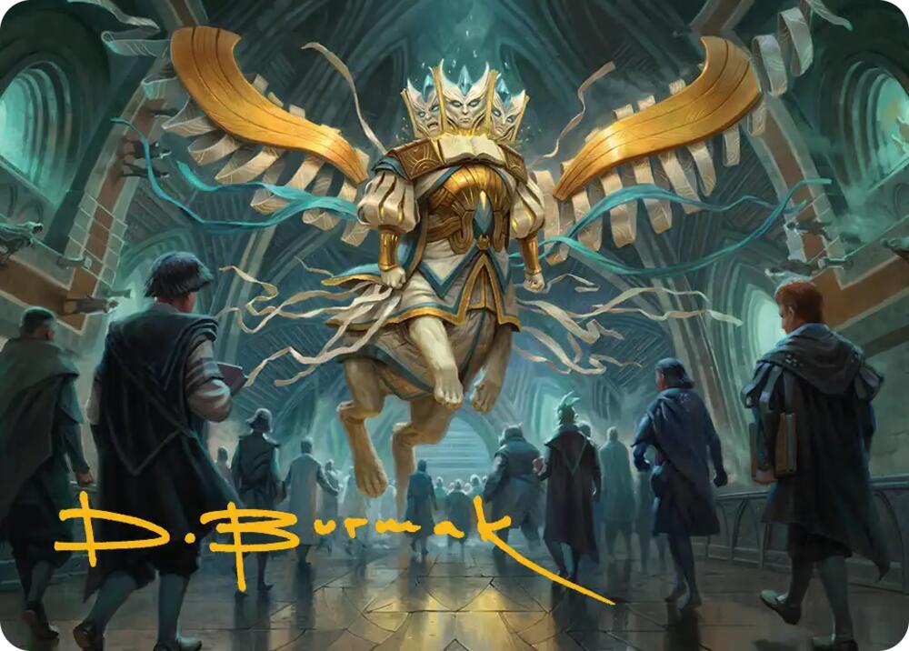 Denzilore Fatehold Art Card (Gold-Stamped Signature), Art Series: Reality Fracture 25