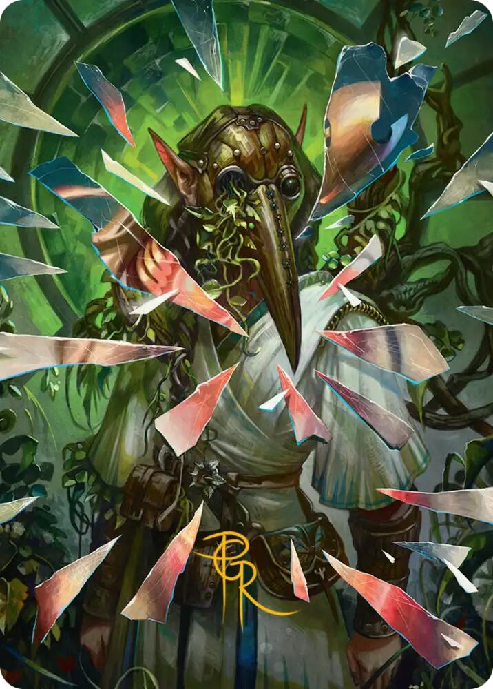 Simulacrum Shaper Art Card (Gold-Stamped Signature), Art Series: Reality Fracture 38