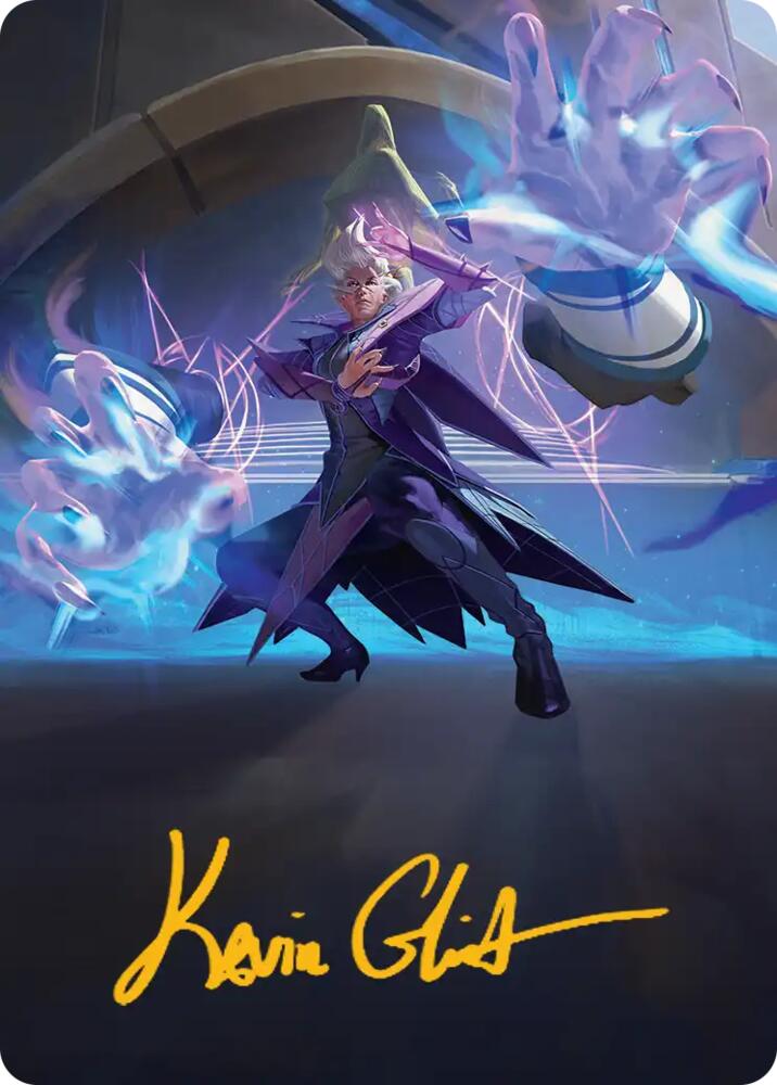 Null Summoner Art Card (Gold-Stamped Signature), Art Series: Reality Fracture 43