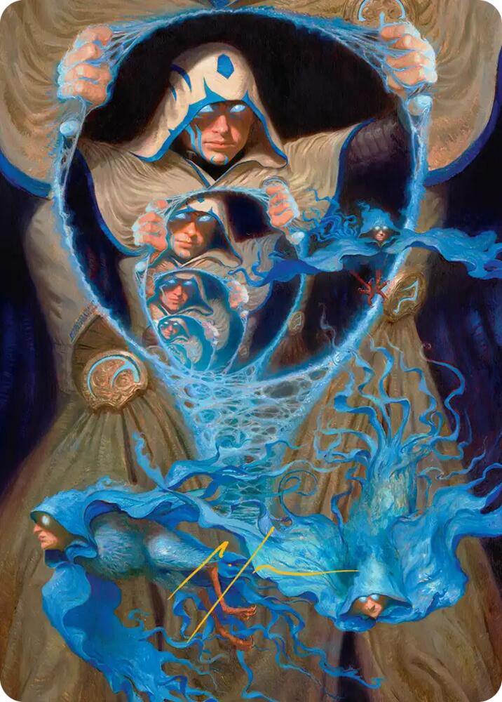 The Theorist, Jace Beleren Art Card (Gold-Stamped Signature), Art Series: Reality Fracture 47