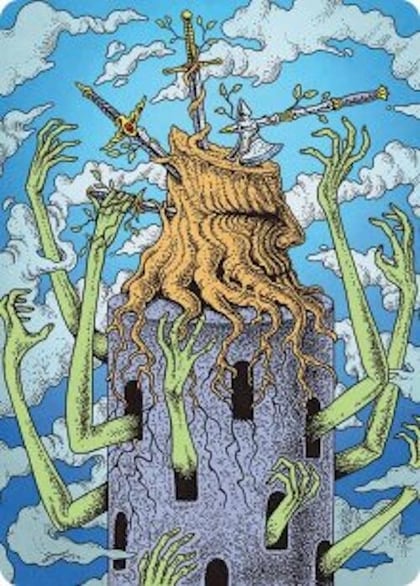 Flourishing Grapple Art Card, Art Series: Reality Fracture 51