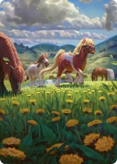 Troop of Ponies Art Card, Art Series: The Hobbit 1