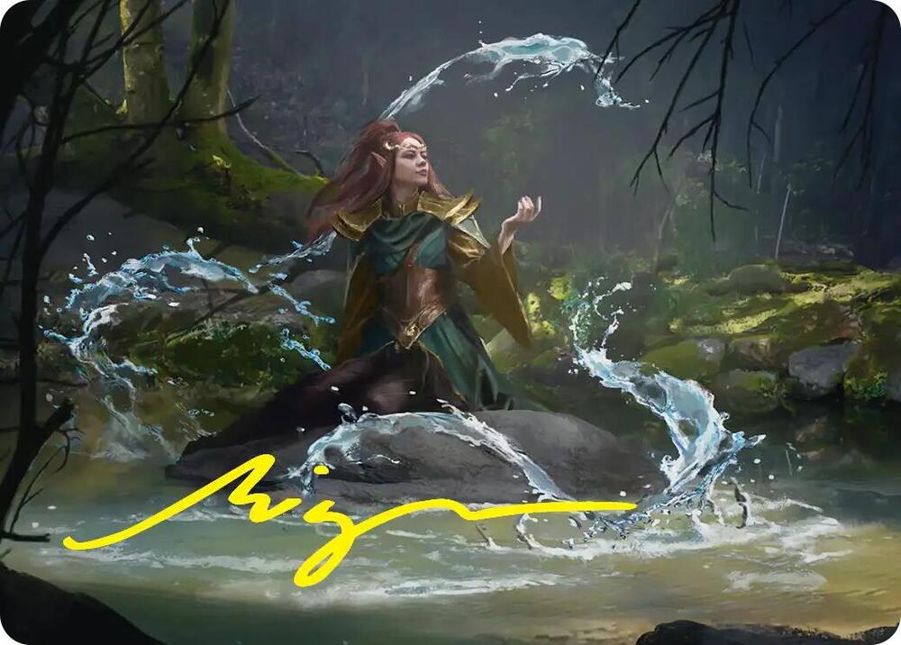 Mirkwood Meditator Art Card (Gold-Stamped Signature), Art Series: The Hobbit 10