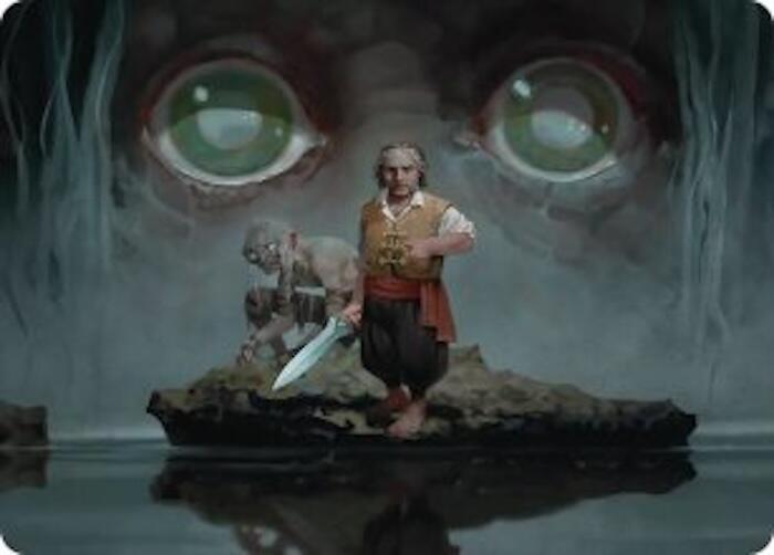 Riddles in the Dark Art Card, Art Series: The Hobbit 12