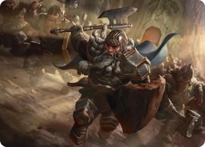 Thorin, Mountain-king Art Card, Art Series: The Hobbit 19