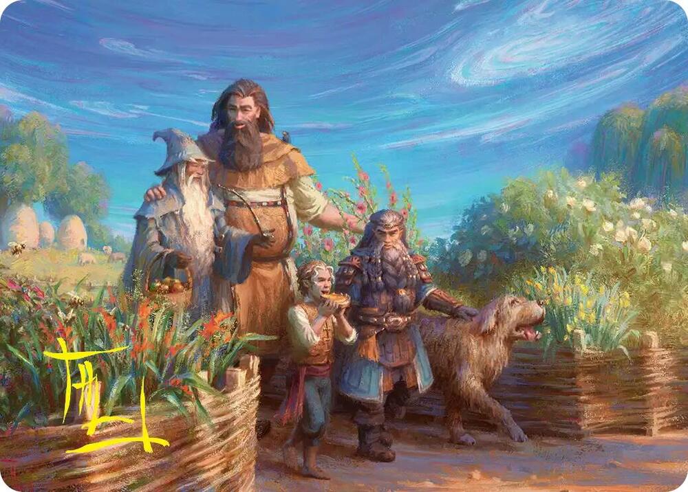 Beorn's Hospitality Art Card (Gold-Stamped Signature), Art Series: The Hobbit 20