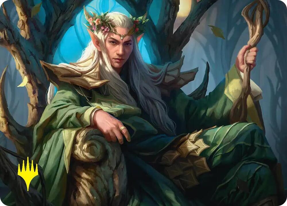Thranduil, the Elvenking Art Card (Gold-Stamped), Art Series: The Hobbit 22