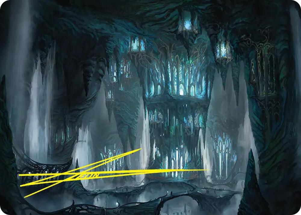 Elvenking's Halls Art Card (Gold-Stamped Signature), Art Series: The Hobbit 23