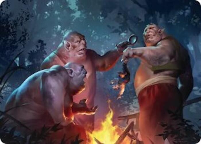 Tom, Bert, and William Art Card, Art Series: The Hobbit 25