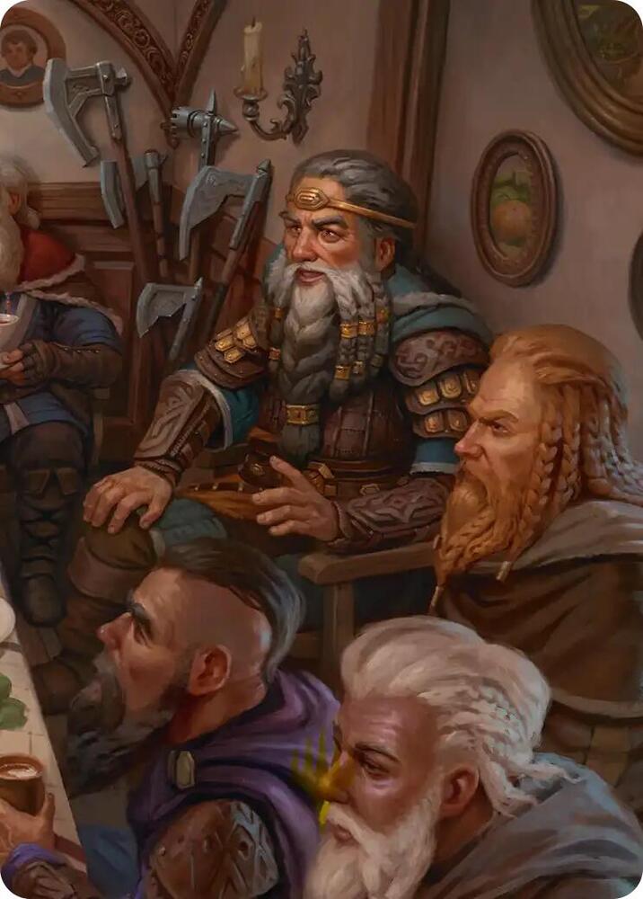 Thorin, King of Durin's Folk Art Card (3/12), Art Series: The Hobbit 3