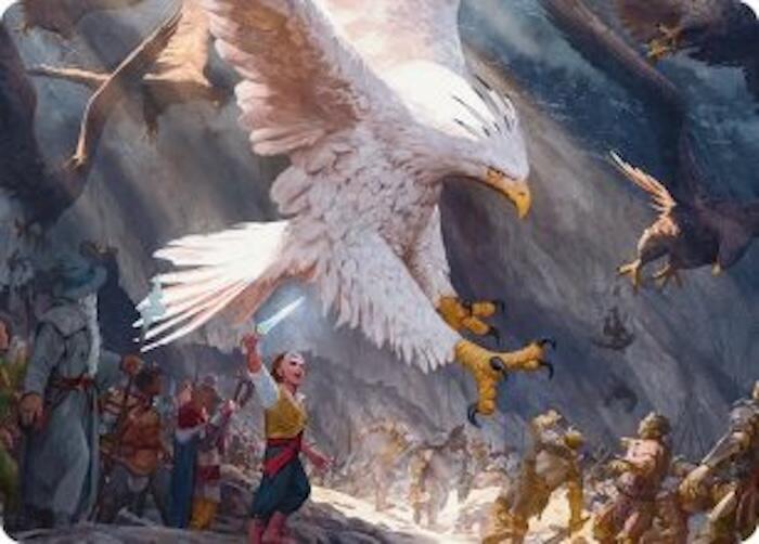 The Eagles Are Coming! Art Card, Art Series: The Hobbit 3