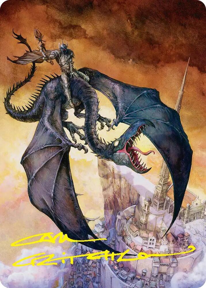 Witch-king, Bringer of Ruin Art Card (Gold-Stamped Signature), Art Series: The Hobbit 32