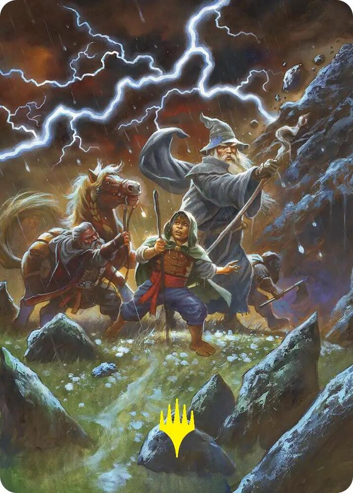 Call Forth the Tempest Art Card (Gold-Stamped), Art Series: The Hobbit 33