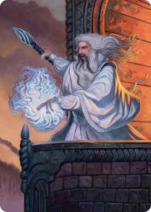 Saruman of Many Colors Art Card, Art Series: The Hobbit 35