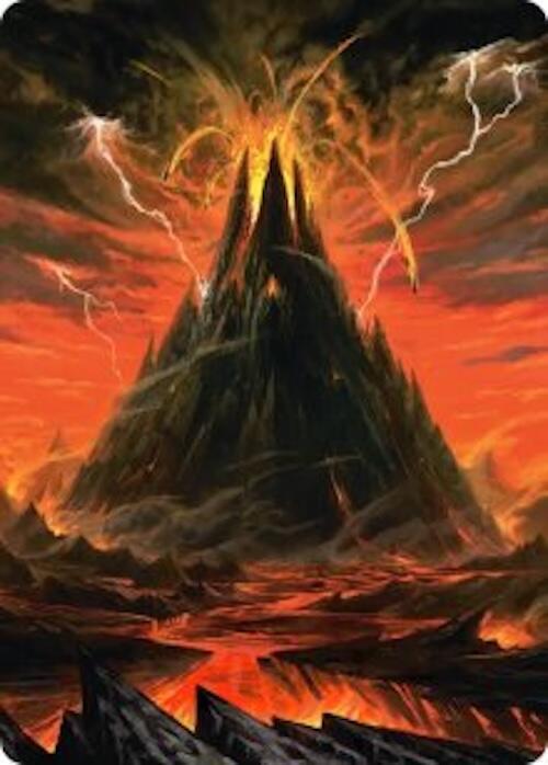 Mount Doom Art Card, Art Series: The Hobbit 39