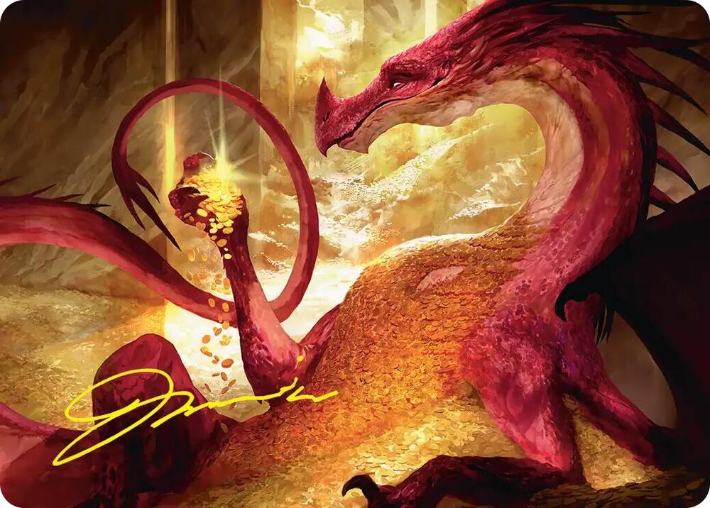 Gleaming Splendor Art Card (Gold-Stamped Signature), Art Series: The Hobbit 4