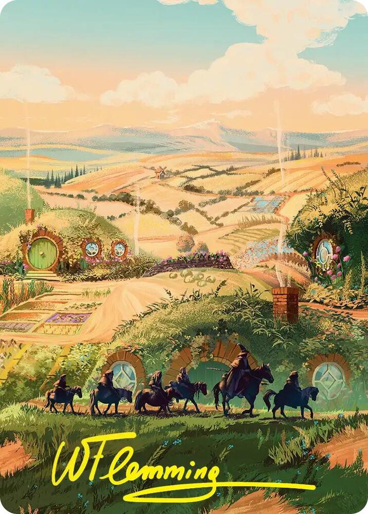 Plains Art Card (Gold-Stamped Signature), Art Series: The Hobbit 41