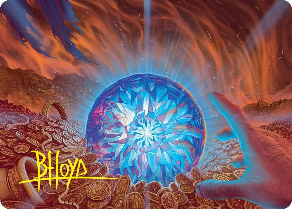 The Arkenstone Art Card (Gold-Stamped Signature), Art Series: The Hobbit 44