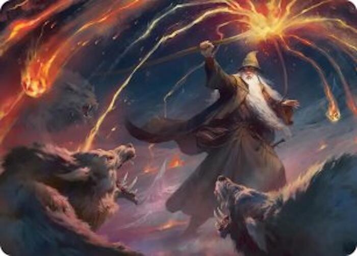 Gandalf, Shadow's Foe Art Card, Art Series: The Hobbit 46