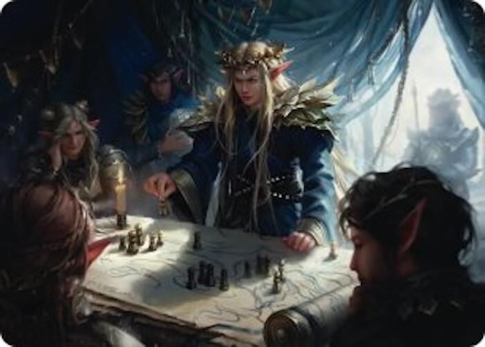 Thranduil the Strategist Art Card, Art Series: The Hobbit 49