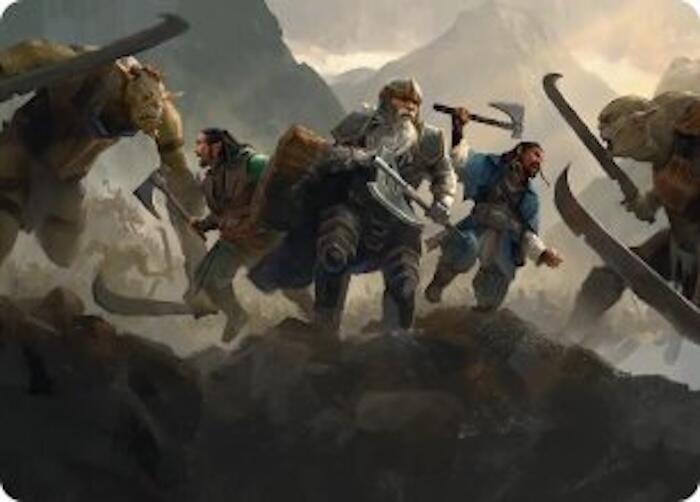 Struggle of Howling Steel Art Card, Art Series: The Hobbit 51