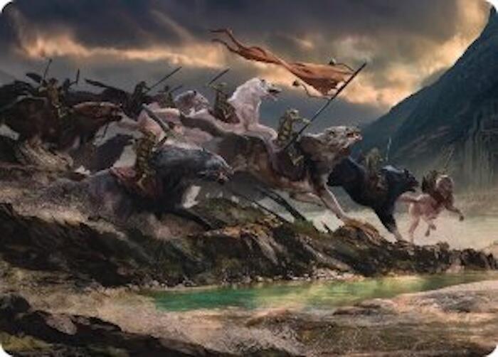 Tide of Fury and Disorder Art Card, Art Series: The Hobbit 53