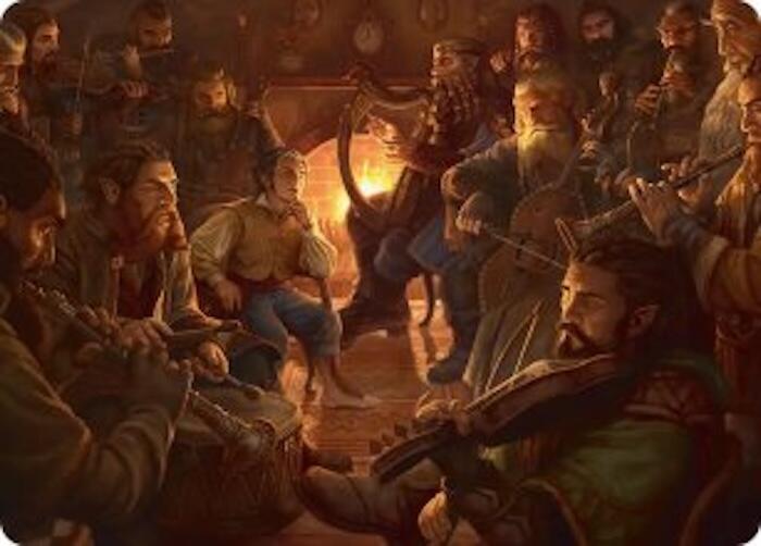 An Unexpected Party Art Card, Art Series: The Hobbit 6