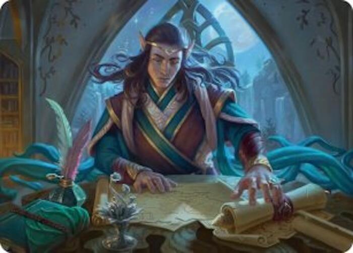 Elrond, Moon-Reader Art Card, Art Series: The Hobbit 9
