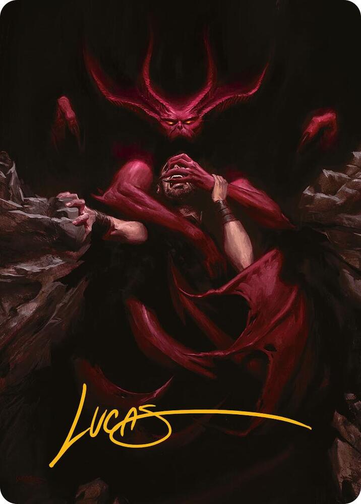 Infernal Grasp Art Card (Gold-Stamped Signature), Art Series: Innistrad Remastered 10