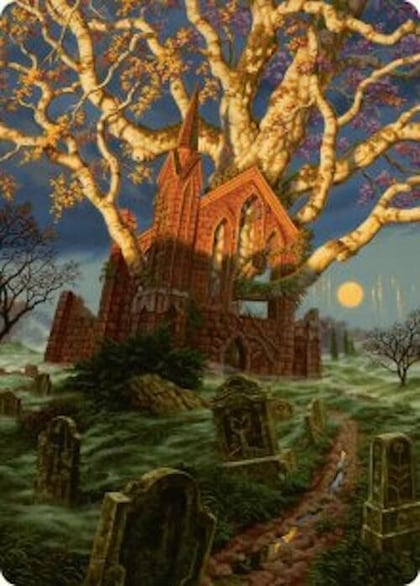 Abundant Growth Art Card, Art Series: Innistrad Remastered 13