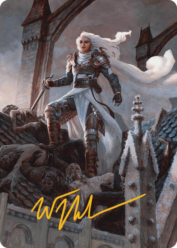 Thalia, Heretic Cathar Art Card (Gold-Stamped Signature), Art Series: Innistrad Remastered 2