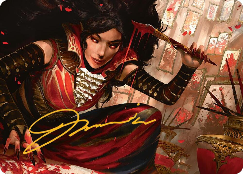 Blood Artist Art Card (Gold-Stamped Signature), Art Series: Innistrad Remastered 22
