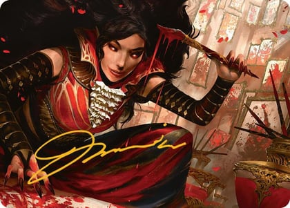 Blood Artist Art Card (Gold-Stamped Signature), Art Series: Innistrad Remastered 22